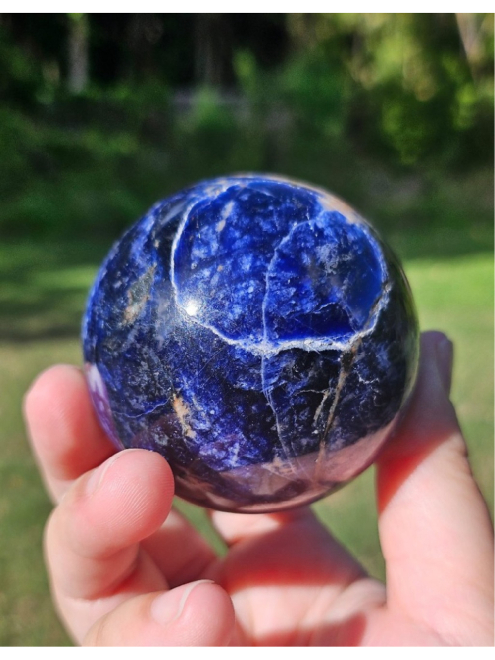 sodalite sphere 2.4 in